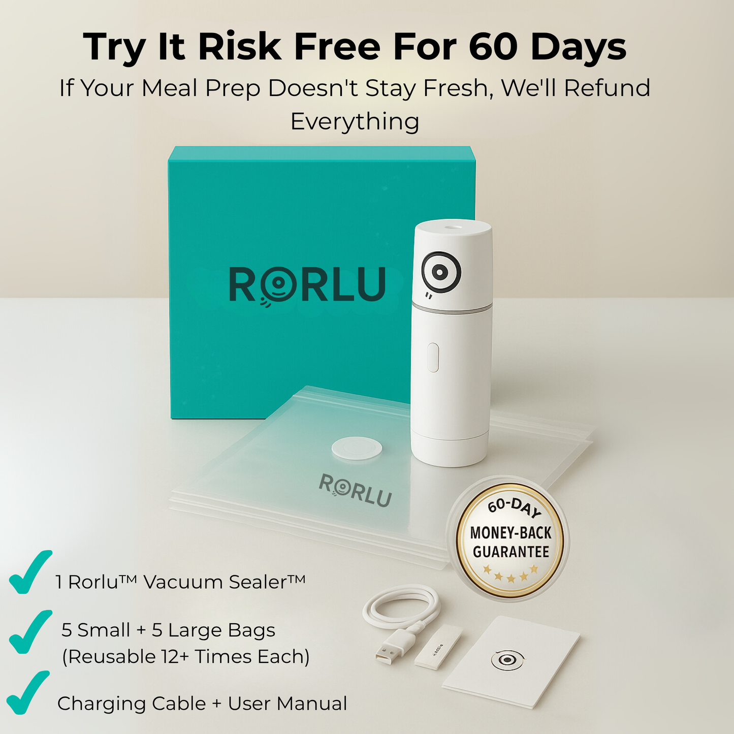 Rorlu™ Vacuum Sealer - Simply Snug