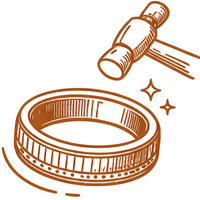 <strong>Handcrafted Into a One-of-One Ring</strong>